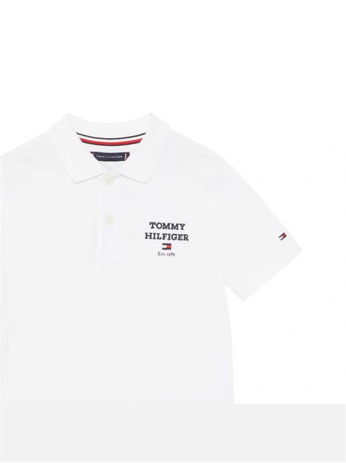 Polo bianca TOMMY HILFIGER | KB08738YBR